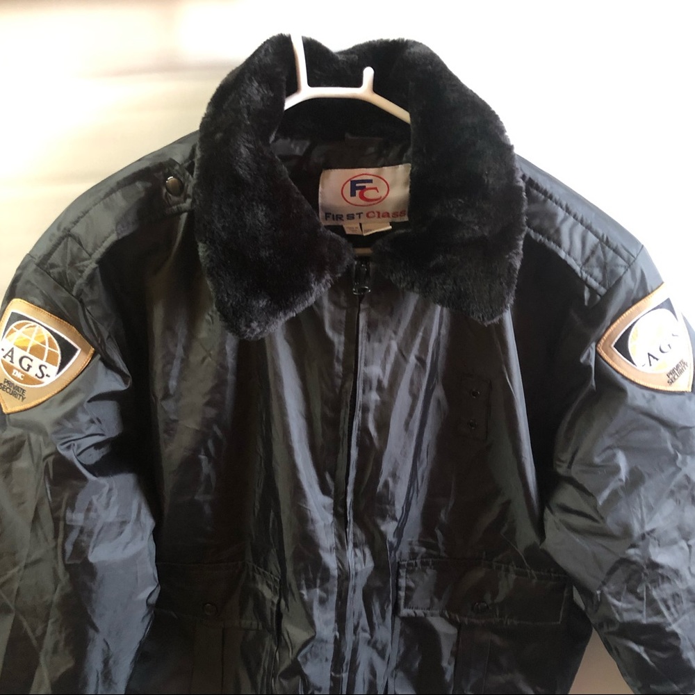 First Class Private Security Bomber Jacket Xl - image 4